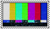 SMPTE color bars stamp
